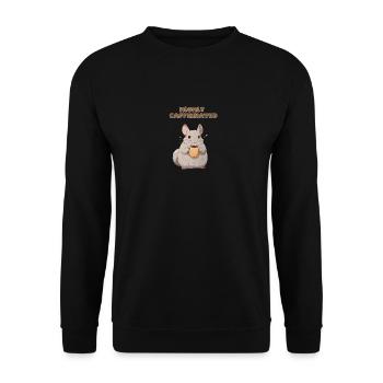 Chinchilla hautement caféiné - Sweat-shirt Unisexe - noir - Devant - Alina (178cm) & Michal (187cm)