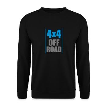 4x4 offroad T-Shirt - Unisex Pullover - Schwarz - Vorne - Alina (178cm) & Michal (187cm)