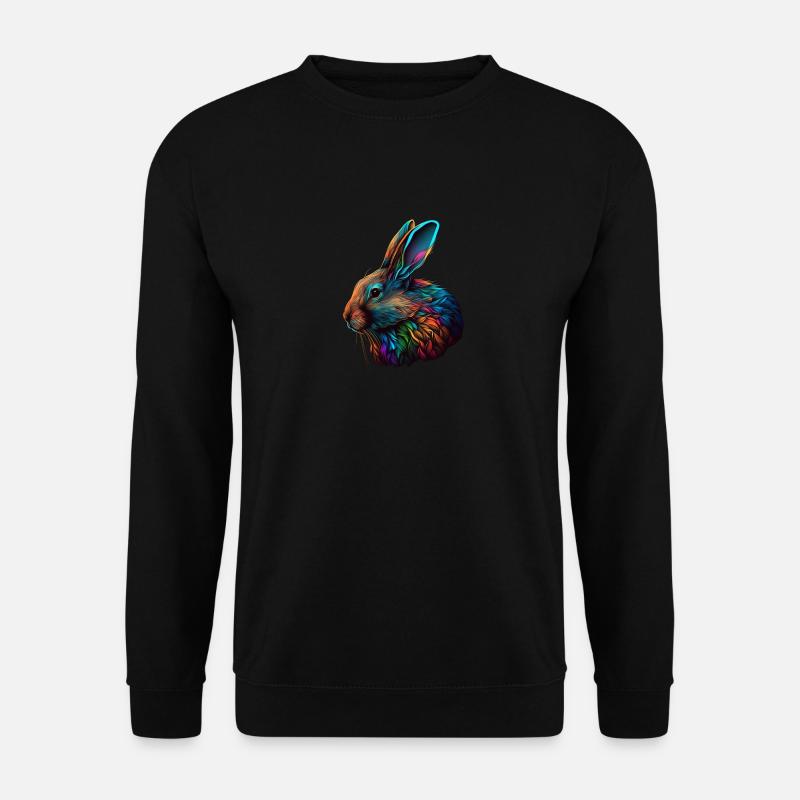 VERY NICE RABBIT - Unisex Sweatshirt - black