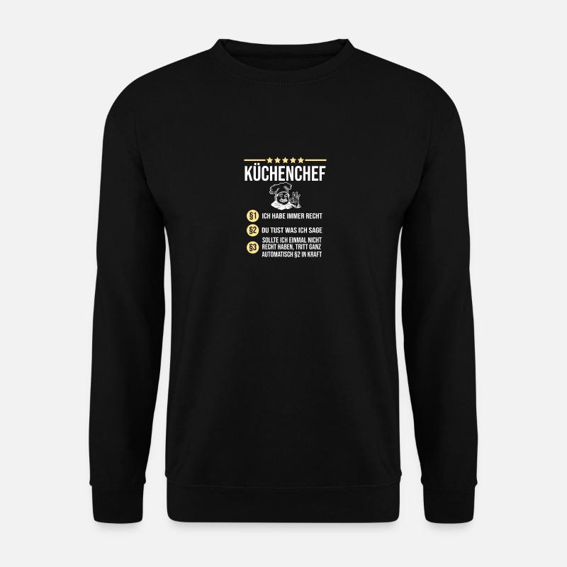 Küchenchef - Unisex Pullover - Schwarz