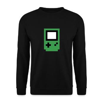 green console - Unisex Sweatshirt - black - Front - Alina (178cm) & Michal (187cm)