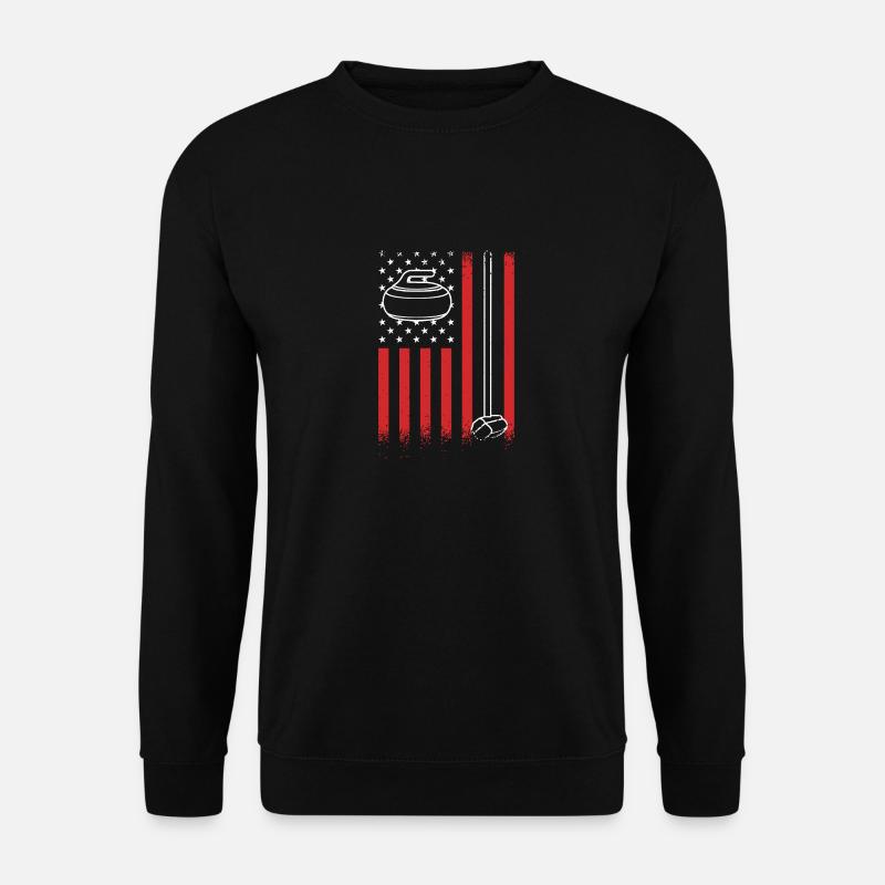 Curling Team - Unisex Pullover - Schwarz