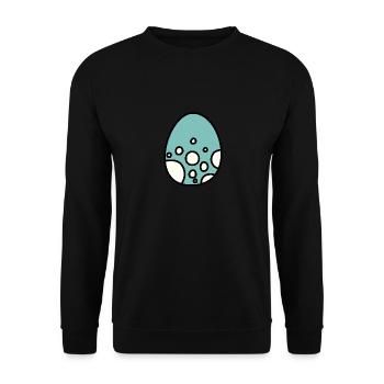 Dino Ei Baby - Sweat-shirt Unisexe - noir - Devant - Alina (178cm) & Michal (187cm)