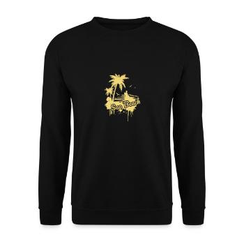 Sao Beach in Vietnam - Unisex Pullover - Schwarz - Vorne - Alina (178cm) & Michal (187cm)