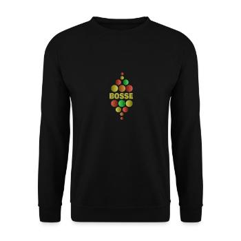 First grader Bosse - Unisex Sweatshirt - black - Front - Alina (178cm) & Michal (187cm)
