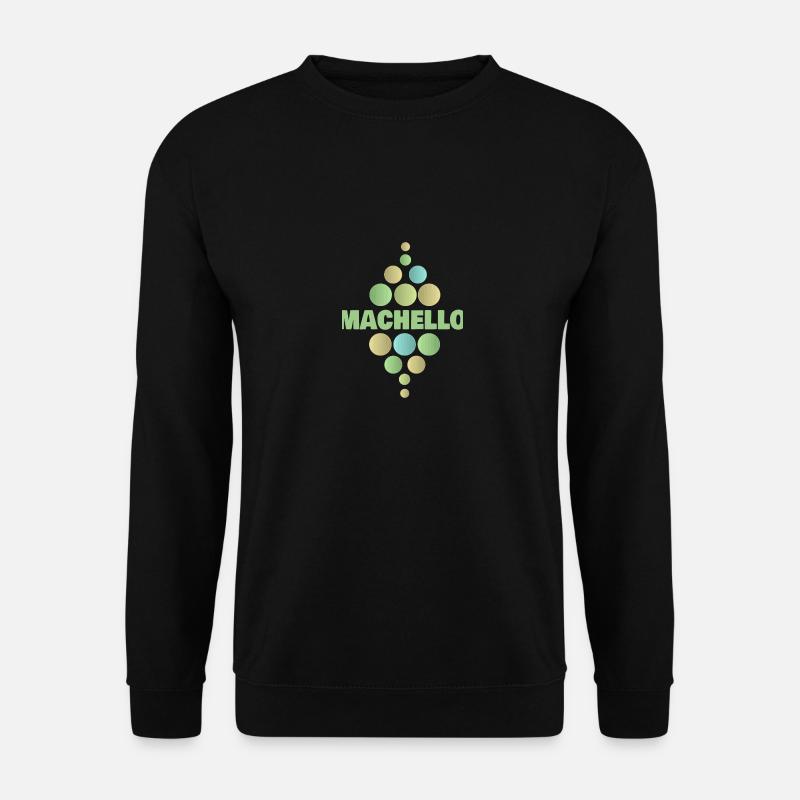 First name Machello - Unisex Sweatshirt - black