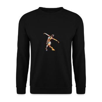 Eiskunstlauf - Unisex Pullover - Schwarz - Vorne - Alina (178cm) & Michal (187cm)