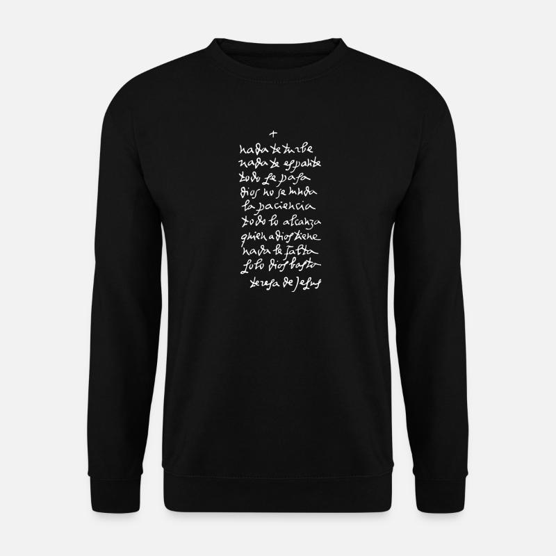 Solo Dios basta (oscura) - Unisex Pullover - Schwarz