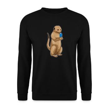 Suicates popsicles - Sweat-shirt Unisexe - noir - Devant - Alina (178cm) & Michal (187cm)