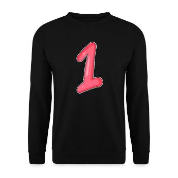 1 - Sweat-shirt Unisexe - noir - Devant - Alina (178cm) & Michal (187cm)