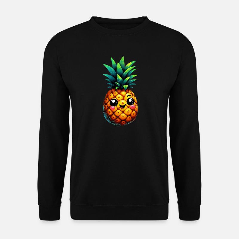 Ananas - Unisex Pullover - Schwarz