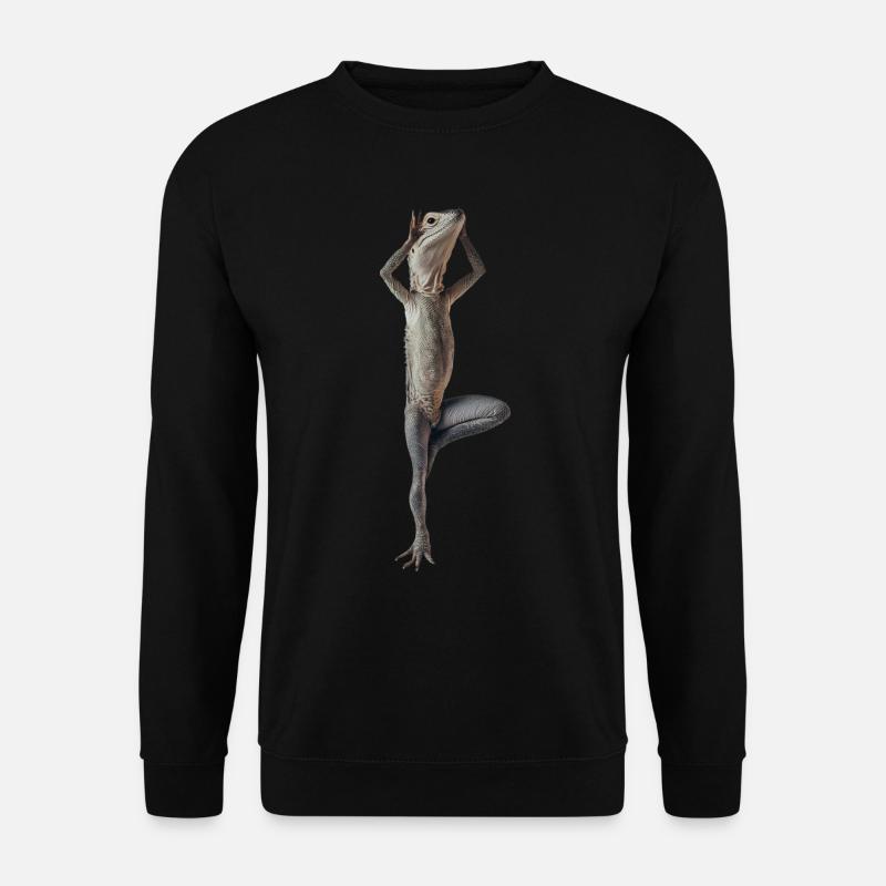 Eidechse - Unisex Pullover - Schwarz