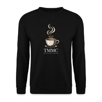 TMMC Trop de Femme Ma Coupe Club Café - Sweat-shirt Unisexe - noir - Devant - Alina (178cm) & Michal (187cm)