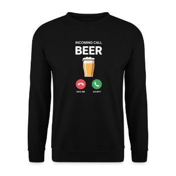 Bier Appel entrant Bière JGA Herren Männerabend - Sweat-shirt Unisexe - noir - Devant - Alina (178cm) & Michal (187cm)