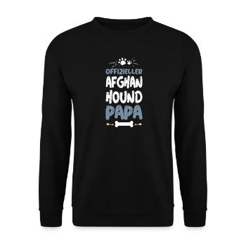Official Dog Dad - Unisex Sweatshirt - black - Front - Alina (178cm) & Michal (187cm)