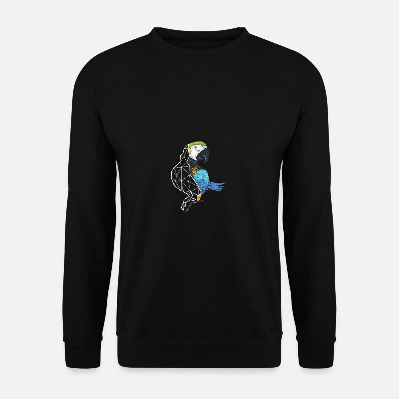 Rad Papagei Vogelkunde Geschenk - Unisex Pullover - Schwarz
