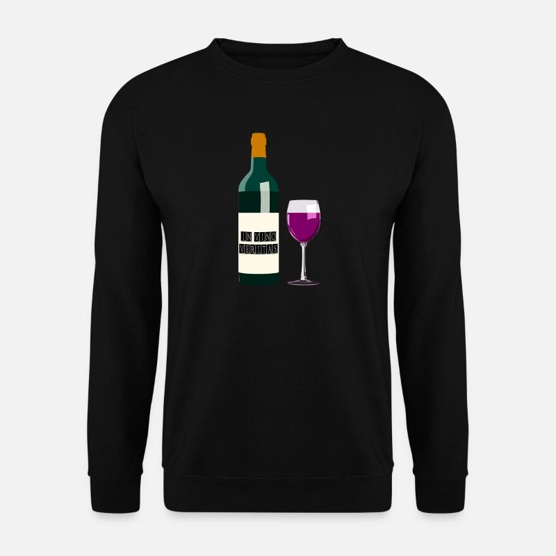 Wein - Unisex Pullover - Schwarz