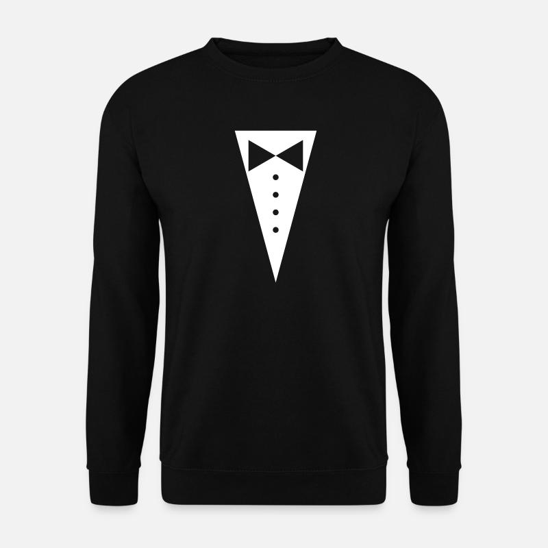 Fliege cool hemd Chic witzig style - Unisex Pullover - Schwarz