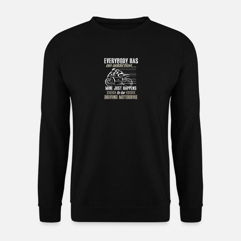 Motorrad Superbike Biker Geschenk · Sucht - Unisex Pullover - Schwarz