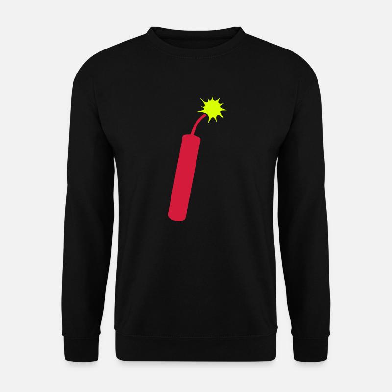 Dynamit Docht Lichter 1206 - Unisex Pullover - Schwarz