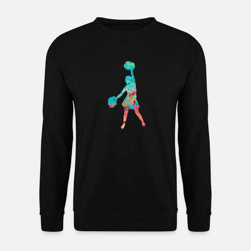 Cheerleaders in PopArt - Unisex Sweatshirt - black
