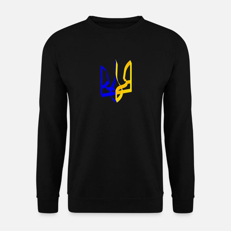 Armoiries de l’Ukraine Trident Gyrfalcon Trident Volume V2 - Sweat-shirt Unisexe - noir