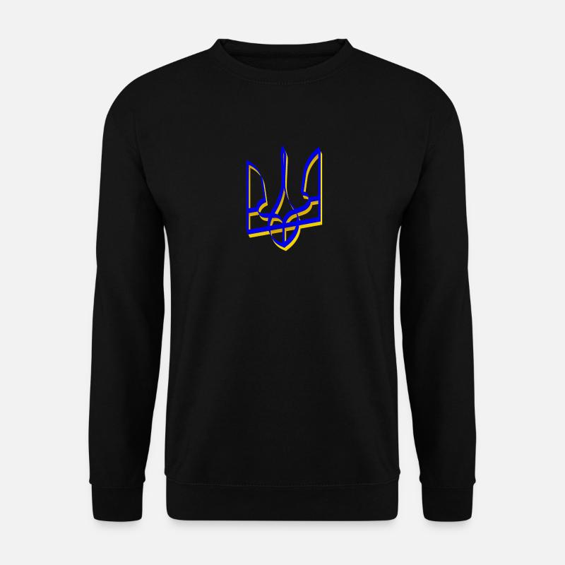 Armoiries de l’Ukraine Trident Gerfalcon Trident Volume V1 - Sweat-shirt Unisexe - noir