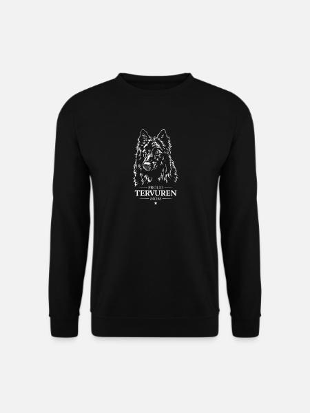 Tervuren Mom Hunde Hund Tervuren Wilsigns - Unisex Pullover - Schwarz