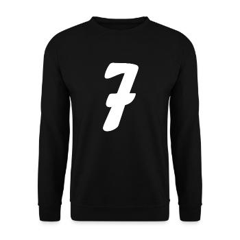 7 - Unisex Sweatshirt - black - Front - Alina (178cm) & Michal (187cm)