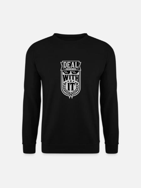 Bannière Traitez-le - Sweat-shirt Unisexe - noir