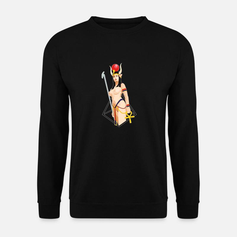 HATHOR (Déesse égyptienne) - Sweat-shirt Unisexe - noir