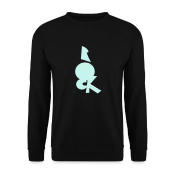 Skirt - Unisex Sweatshirt - black - Front - Alina (178cm) & Michal (187cm)