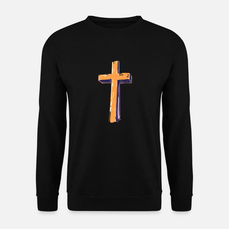 Kreuz - Unisex Pullover - Schwarz