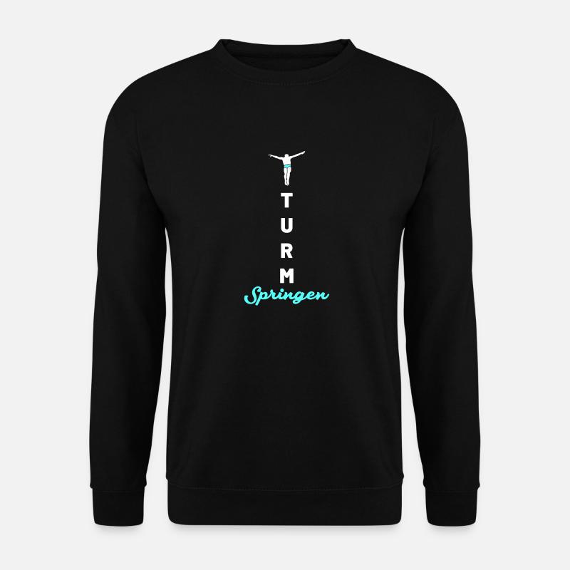 turmspringen turm - Unisex Pullover - Schwarz