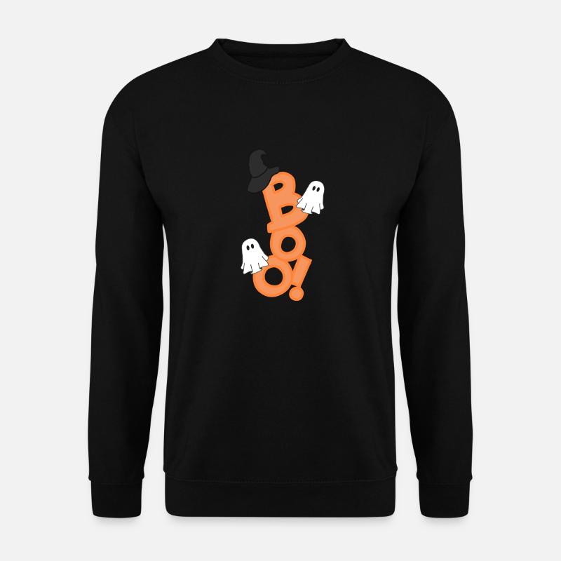 Boo - Unisex Pullover - Schwarz