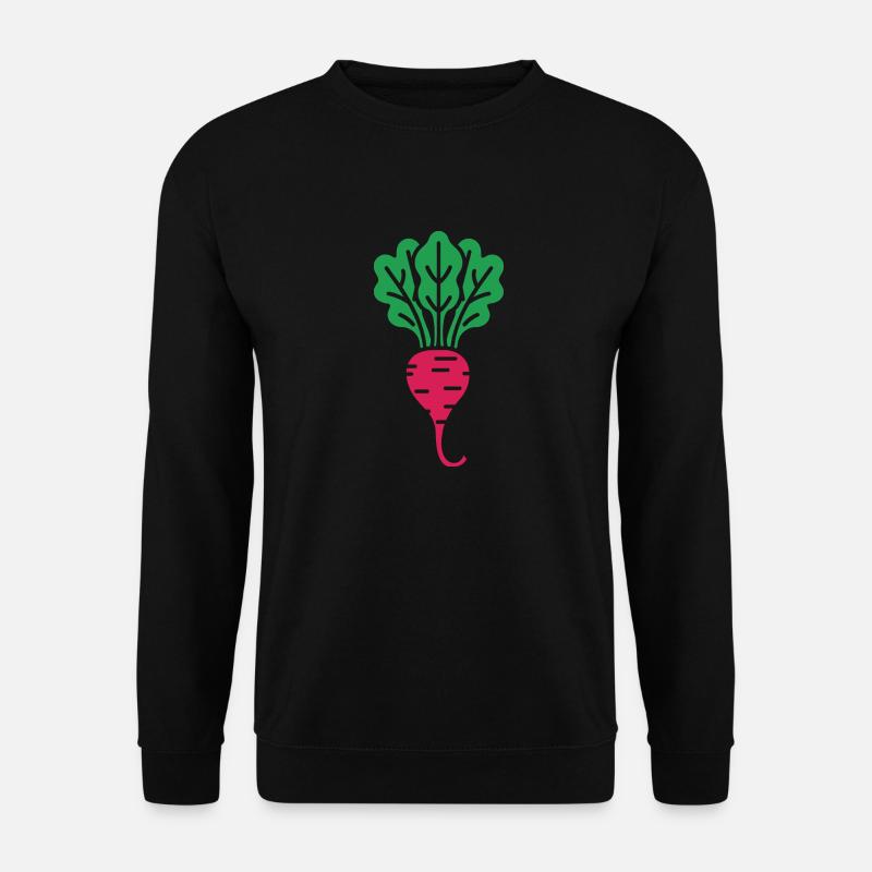 beet - Unisex Sweatshirt - black