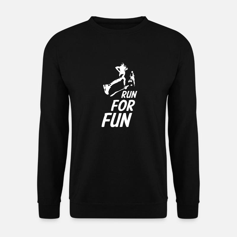 Run For Fun - Unisex Sweatshirt - black