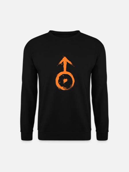 Astronomical symbol uranus - Unisex Sweatshirt - black