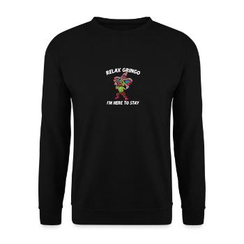 Relax Gringo Je suis presque légal - Drôle mexicain - Sweat-shirt Unisexe - noir - Devant - Alina (178cm) & Michal (187cm)