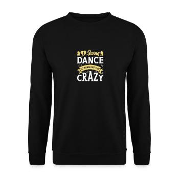 Robe de danse Swing pour femme Lindy Hop Swing - Sweat-shirt Unisexe - noir - Devant - Alina (178cm) & Michal (187cm)