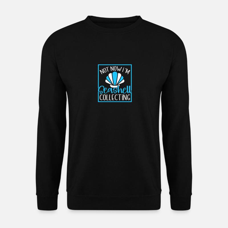 Shelling Seashell Hunter Collecting Seashells - Unisex Sweatshirt - black