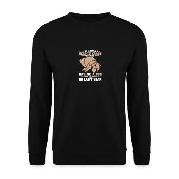 Hermit Crab Shells Crab Lover Crab Mom Hermit - Unisex Sweatshirt - black - Front - Alina (178cm) & Michal (187cm)