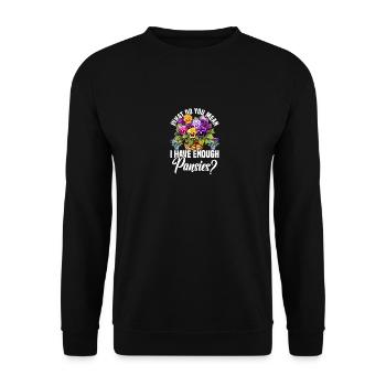Cayuga Canard Enclos Nourriture Animal En Peluche Cayuga - Sweat-shirt Unisexe - noir - Devant - Alina (178cm) & Michal (187cm)