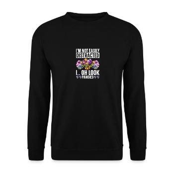 Cayuga Canard Enclos Nourriture Animal En Peluche Cayuga - Sweat-shirt Unisexe - noir - Devant - Alina (178cm) & Michal (187cm)