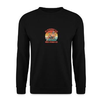 My Retirement Plan More Vitamin Sea Beach - Unisex Sweatshirt - black - Front - Alina (178cm) & Michal (187cm)