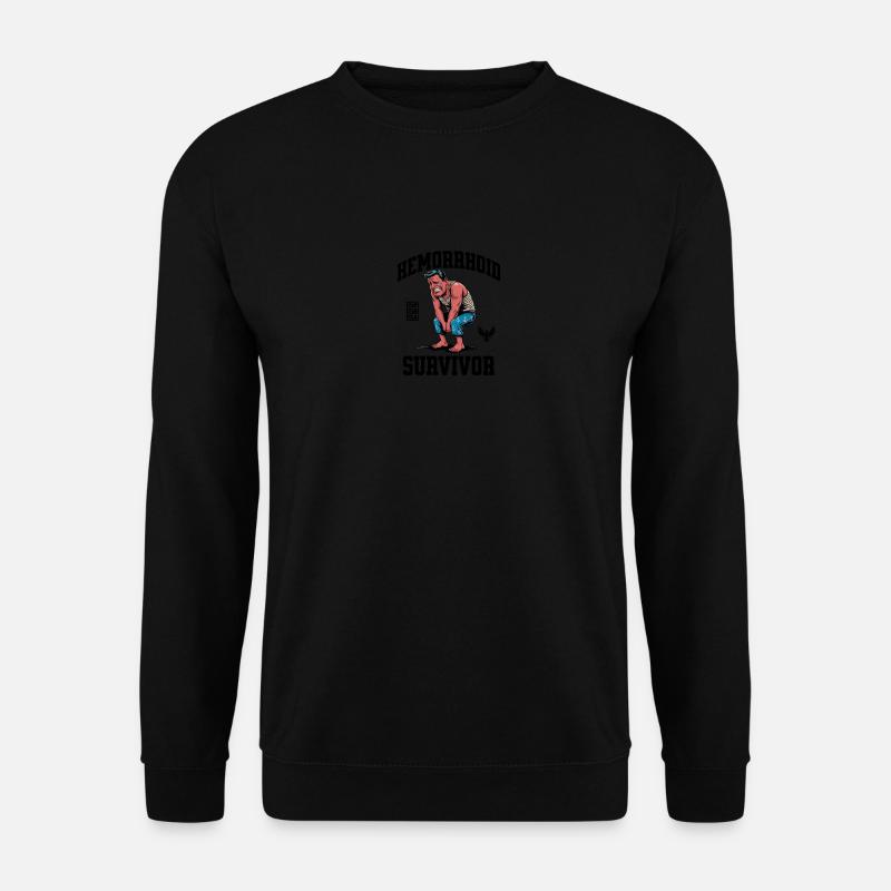 Hemorrhoid Survivor - Unisex Pullover - Schwarz