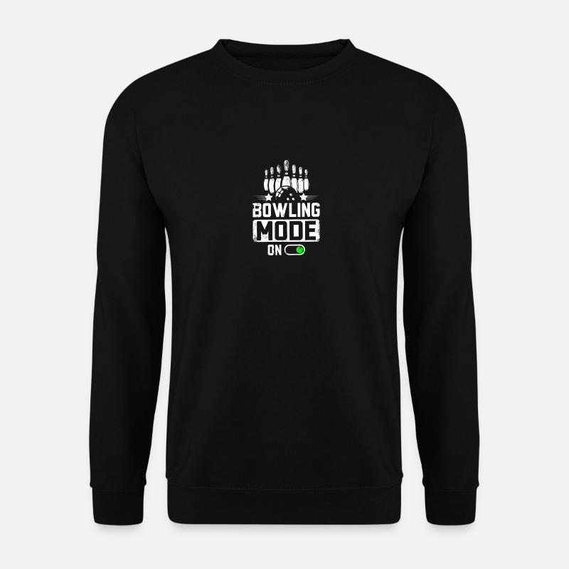 Mode Bowling activé - Sweat-shirt Unisexe - noir