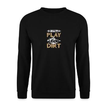 Paleontologist still play in the dirt - Unisex Pullover - Schwarz - Vorne - Alina (178cm) & Michal (187cm)