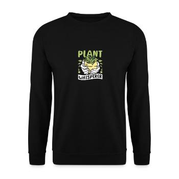 Horticulturist Botanist plant whisperer - Unisex Pullover - Schwarz - Vorne - Alina (178cm) & Michal (187cm)