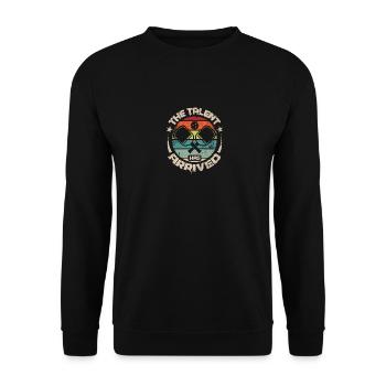 The talent has arrived Pickleball - Unisex Pullover - Schwarz - Vorne - Alina (178cm) & Michal (187cm)